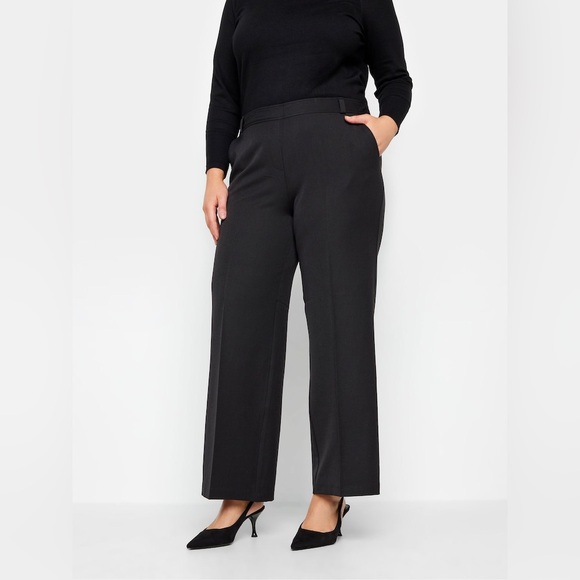 Evans Pants - NWT Plus Size Evans Pull On Style Black Picasso Pants